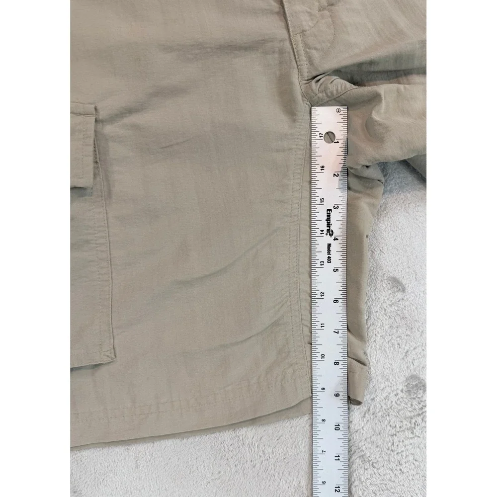 Vintage The North Face Mens Cargo Shorts Hiking Belted Khaki 10